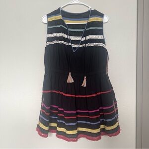 Carolina K crochet Esmeralda mini dress